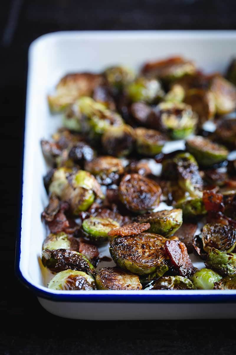 Balsamic Bacon Brussel Sprouts from https://www.savorysimple.net/