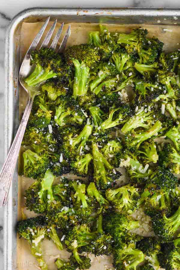 Parmesan Roasted Broccoli from https://www.simplejoy.com/