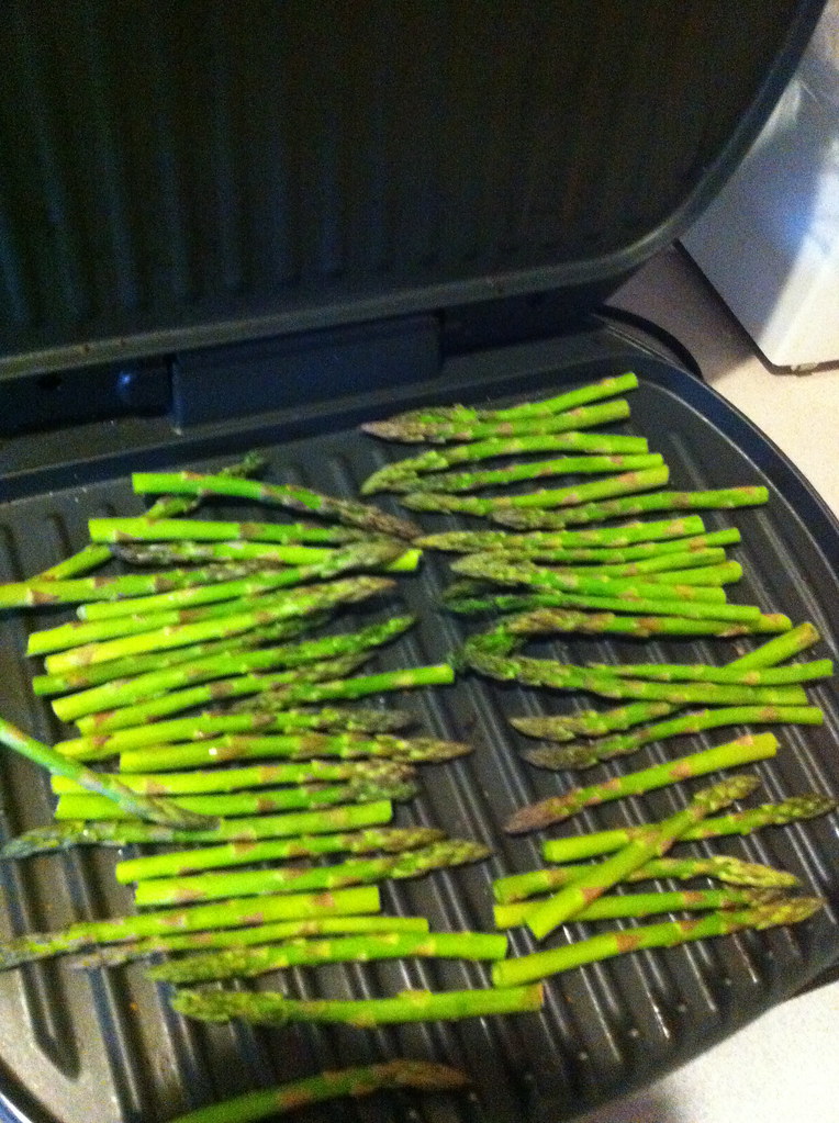 Asparagus on the Foreman Grill from flickr}
