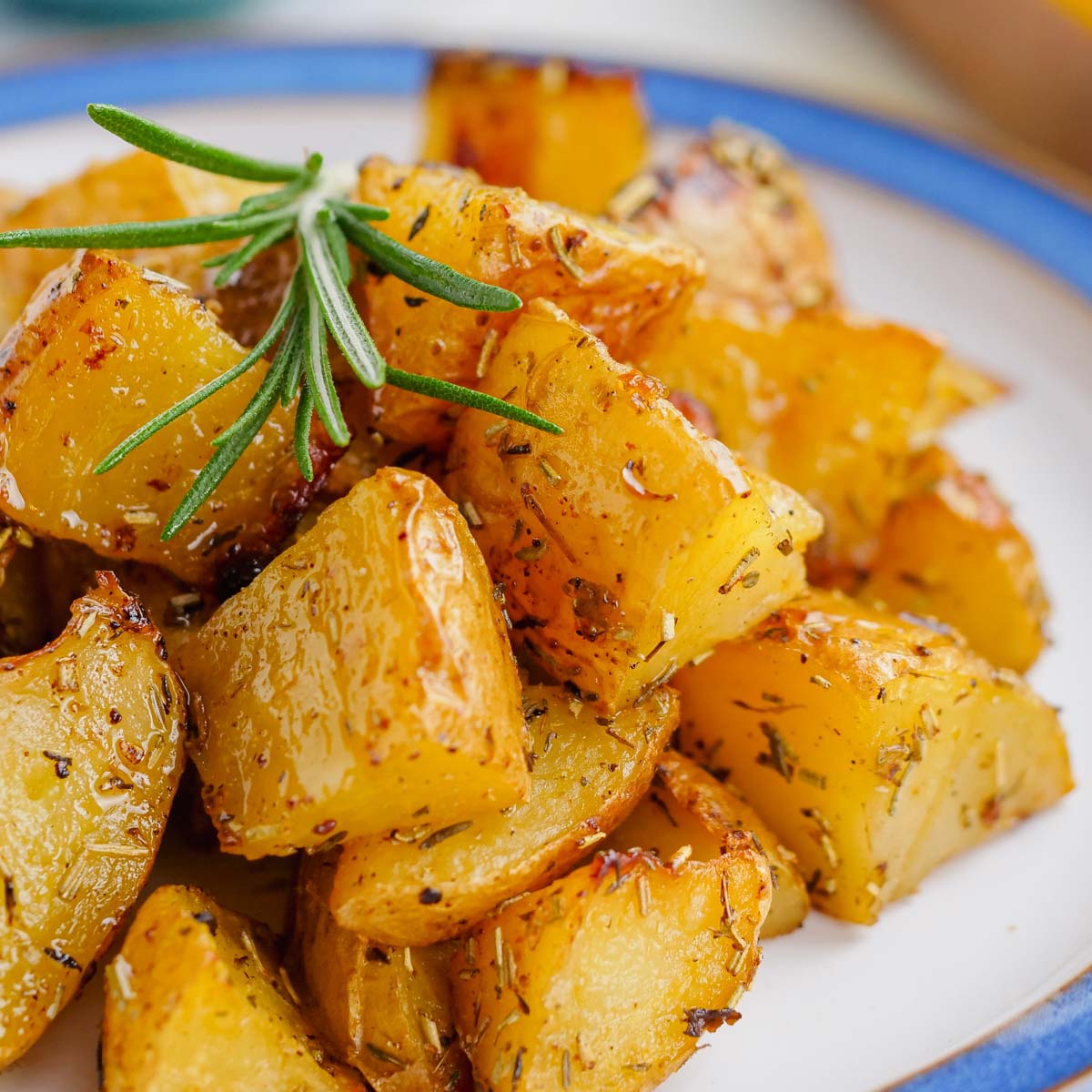 Greek Style Roasted Potatoes (naturally gluten-free, vegan) from https://www.texanerin.com/