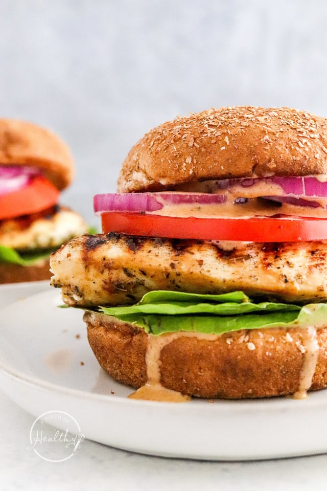Grilled Chicken Sandwiches from https://www.apinchofhealthy.com/