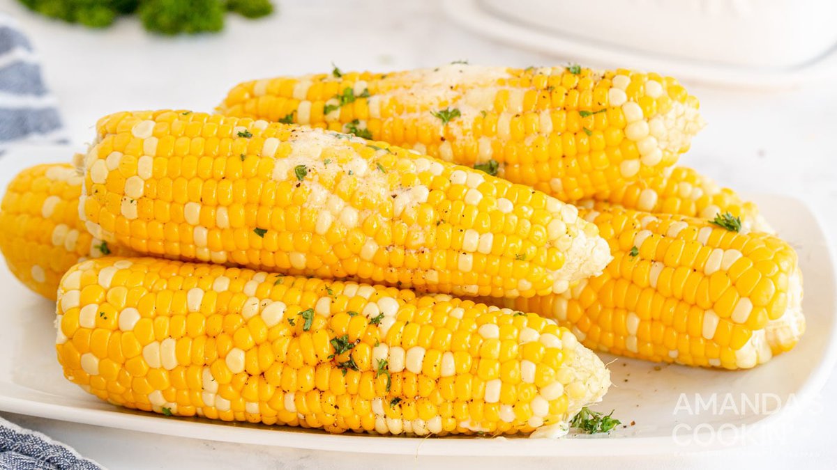Grilled Corn on the Cob from https://amandascookin.com/