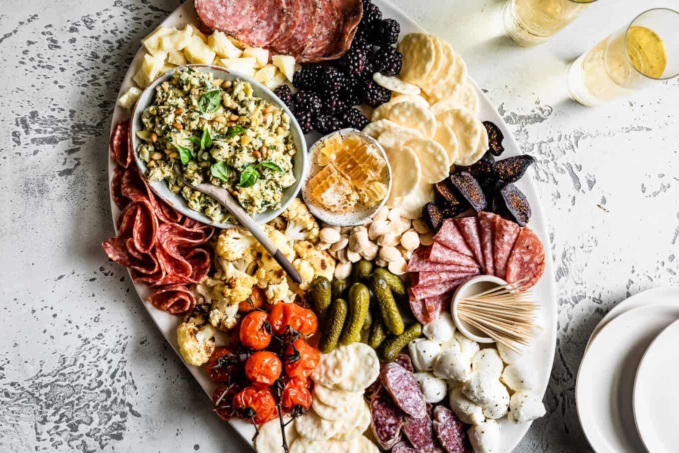 How to Build a Dinner-Worthy Charcuterie Board from https://www.snixykitchen.com/