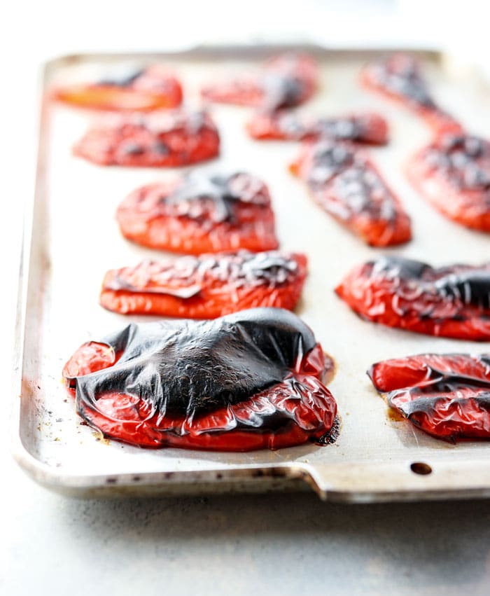How to Roast Red Bell Peppers from https://detoxinista.com/