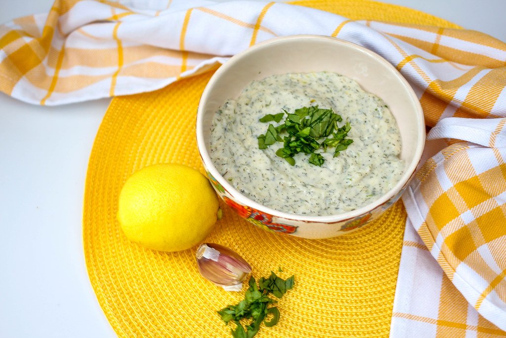 Lemon and Yogurt Salad Dip from flickr}