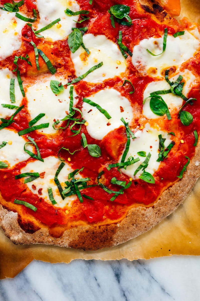 Margherita Pizza from https://cookieandkate.com/