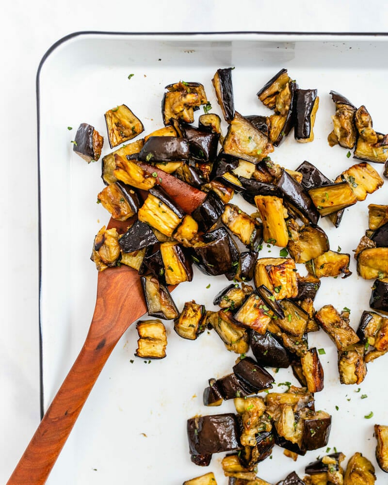 Perfect Roasted Eggplant from https://www.acouplecooks.com/