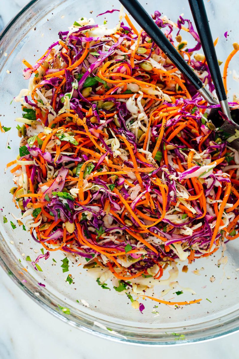 Simple Healthy Slaw from https://cookieandkate.com/