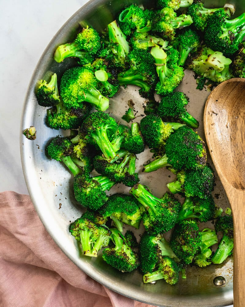 Simple Sauteed Broccoli from https://www.acouplecooks.com/