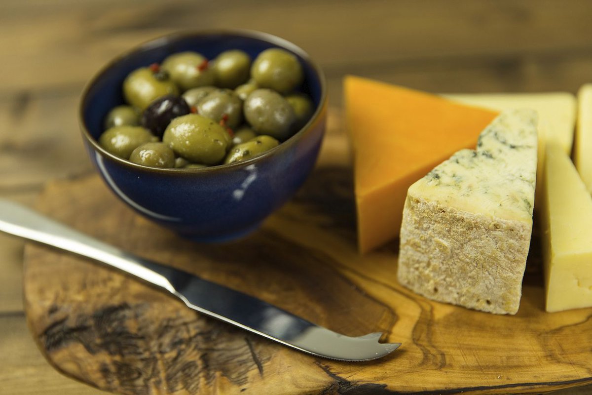 Free cheese & olives platter from rawpixel}