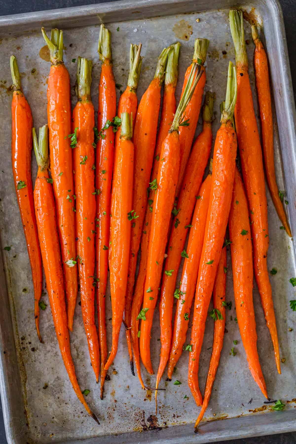 Roasted Carrots Recipe from https://natashaskitchen.com/