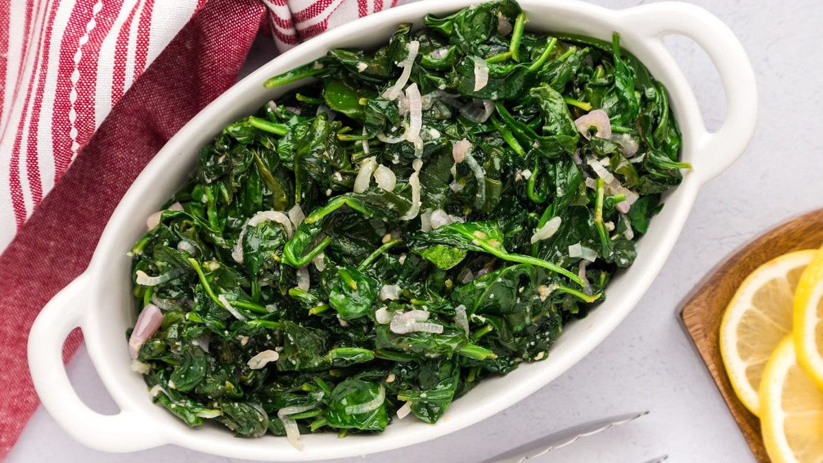 Sauteed Spinach from https://amandascookin.com/