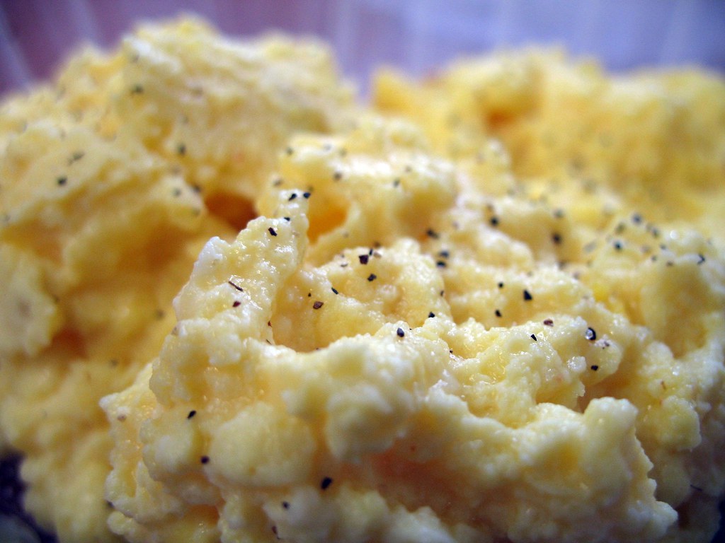 Scrambled eggs from flickr}