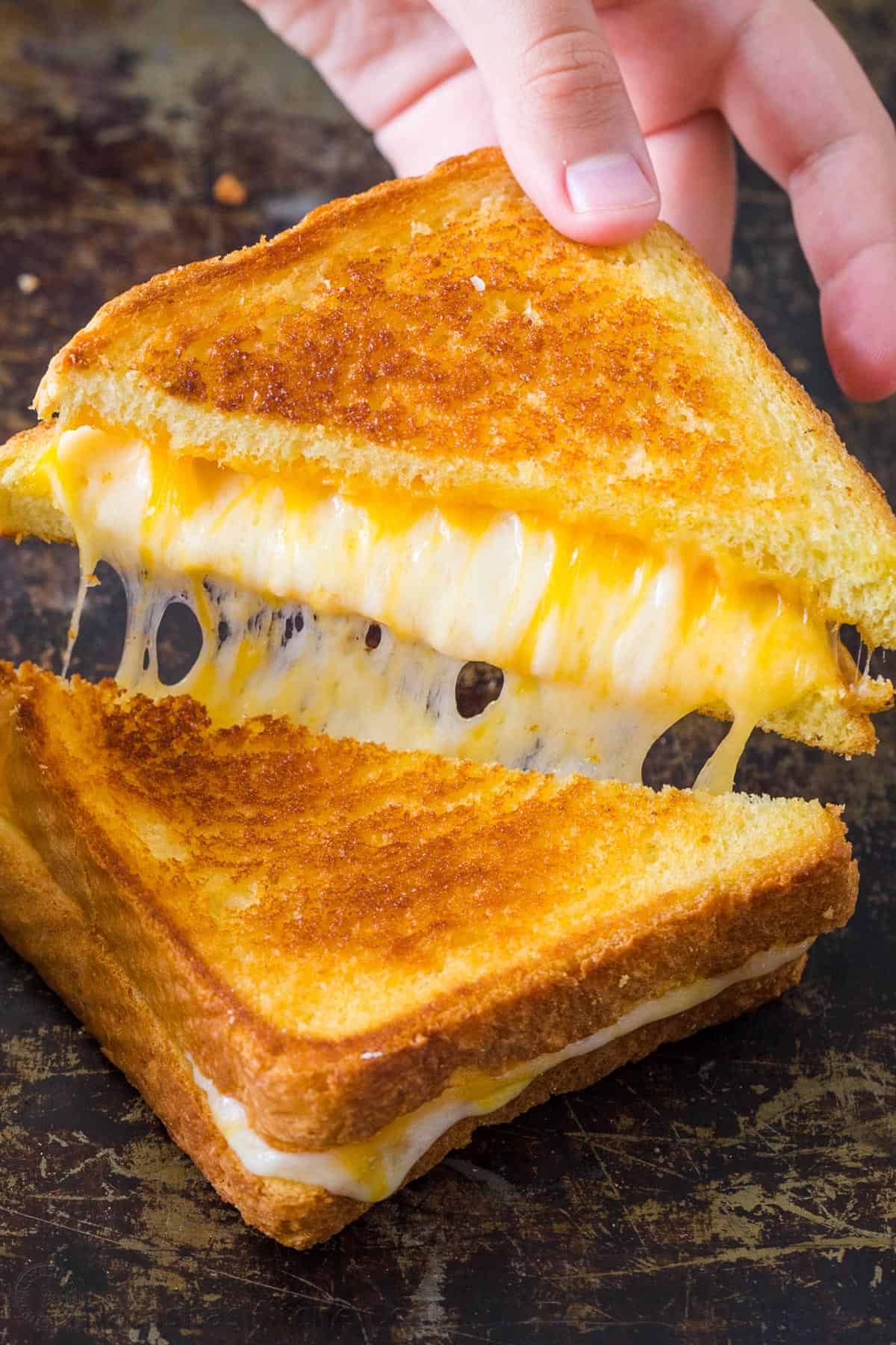 The Ultimate Grilled Cheese Sandwich from https://natashaskitchen.com/